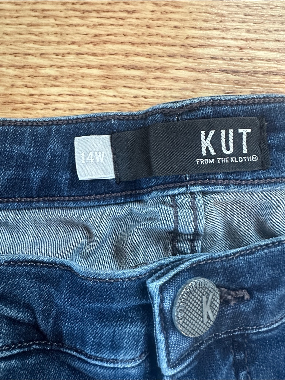 Kut from the Kloth Dark Blue Cropped Skinny Jeans - Picture 2 of 6